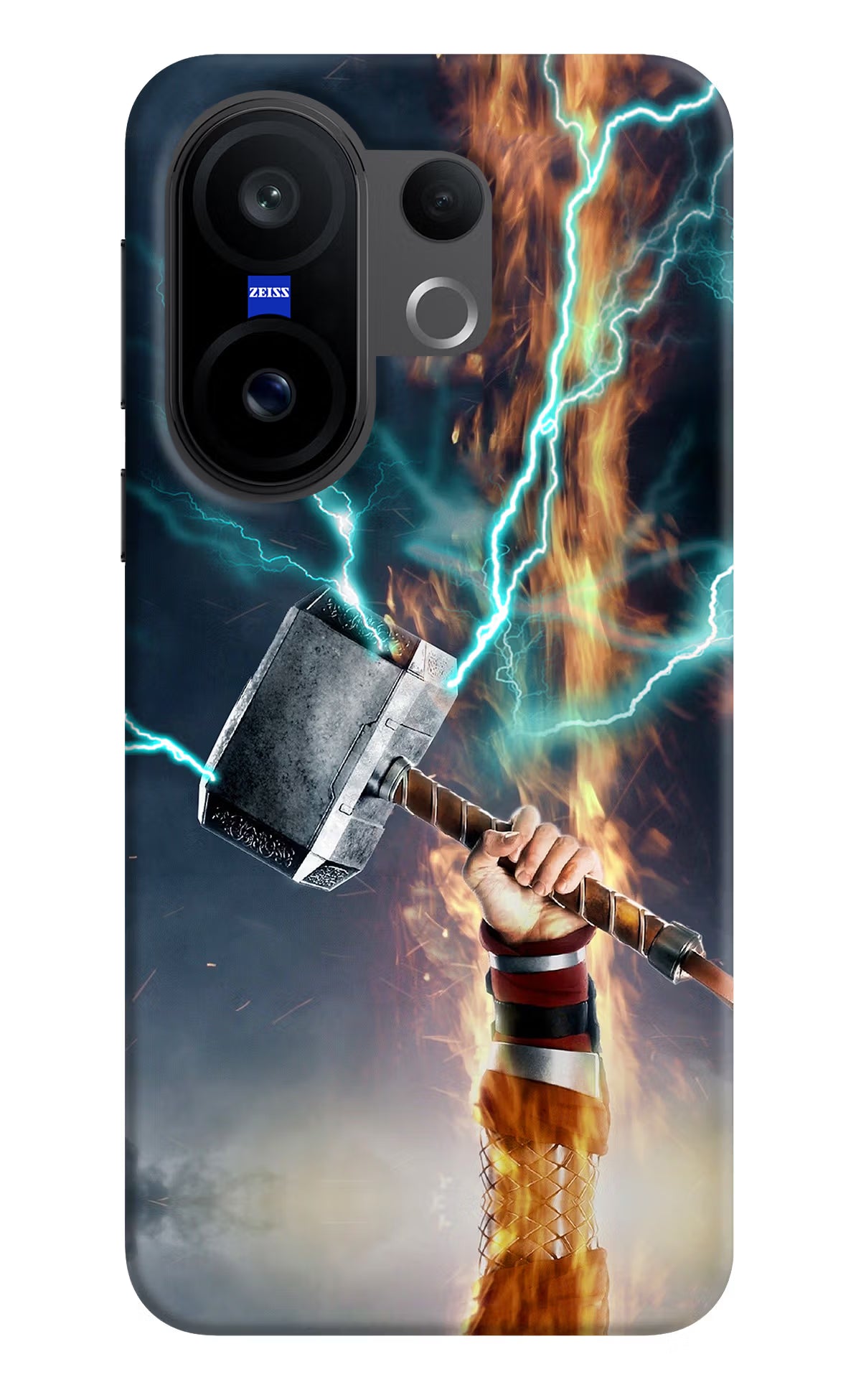 Thor Hammer Mjolnir Vivo X200 FE Hard Case Back Cover by Casekaro