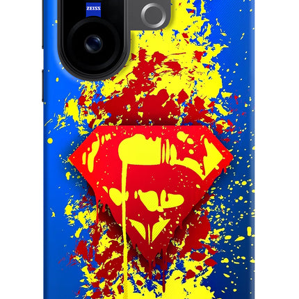 Superman logo Vivo X200 FE Hard Case Back Cover by Casekaro