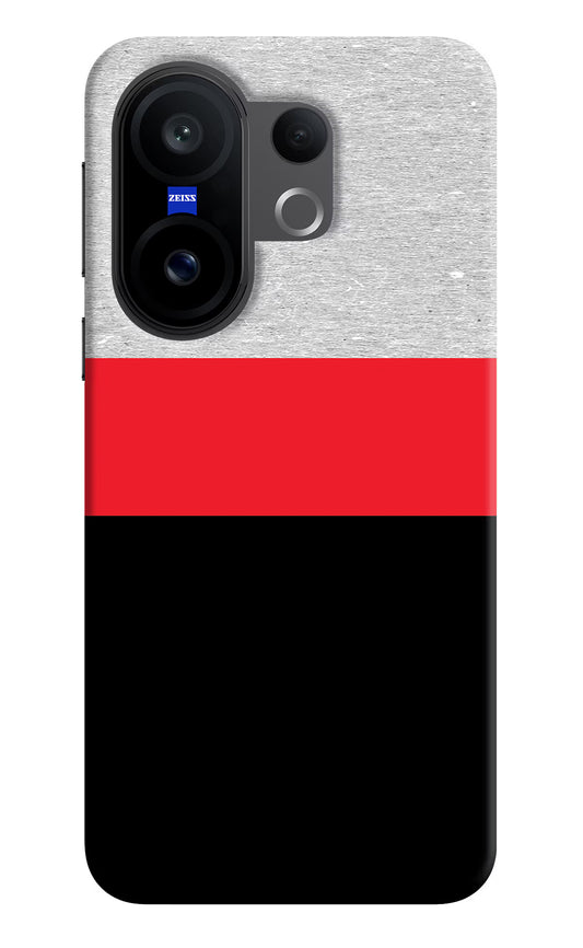 Tri Color Pattern Vivo X200 FE Hard Case Back Cover by Casekaro