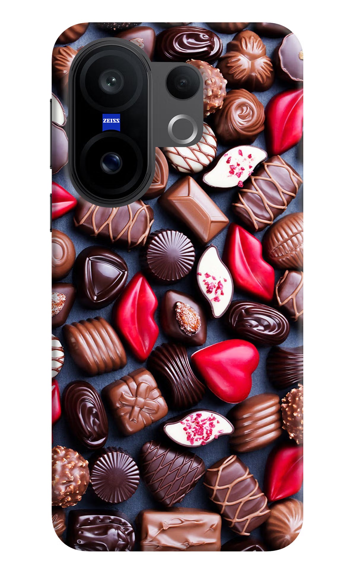 Chocolates Vivo X200 FE Hard Case Back Cover by Casekaro