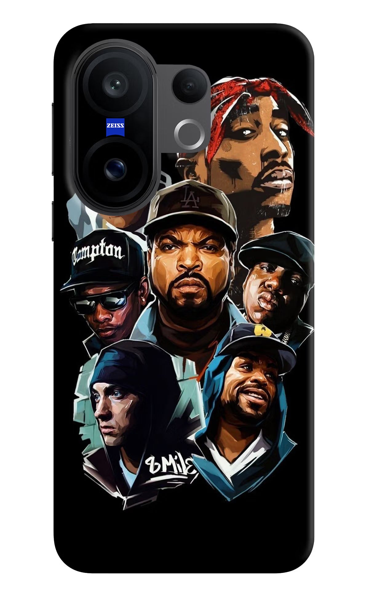 Rappers Vivo X200 FE Hard Case Back Cover by Casekaro
