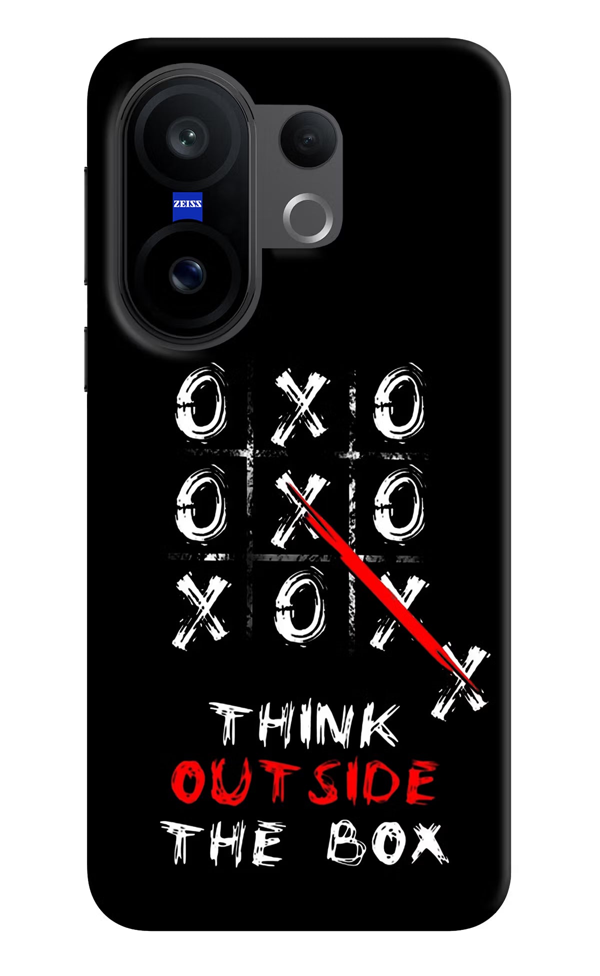 Think out of the BOX Vivo X200 FE Hard Case Back Cover by Casekaro
