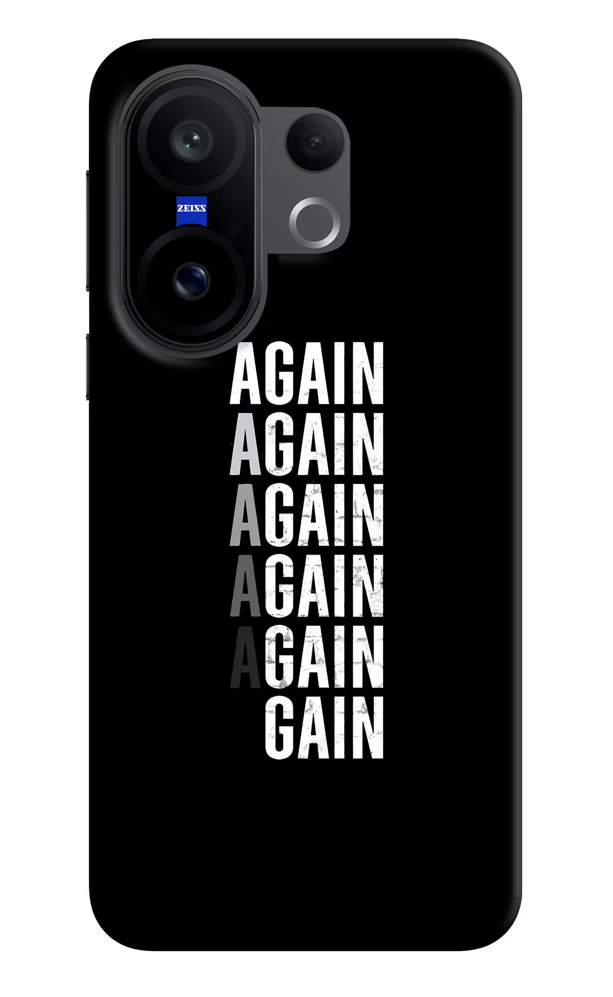 Again Again Gain Vivo X200 FE Hard Case Back Cover by Casekaro