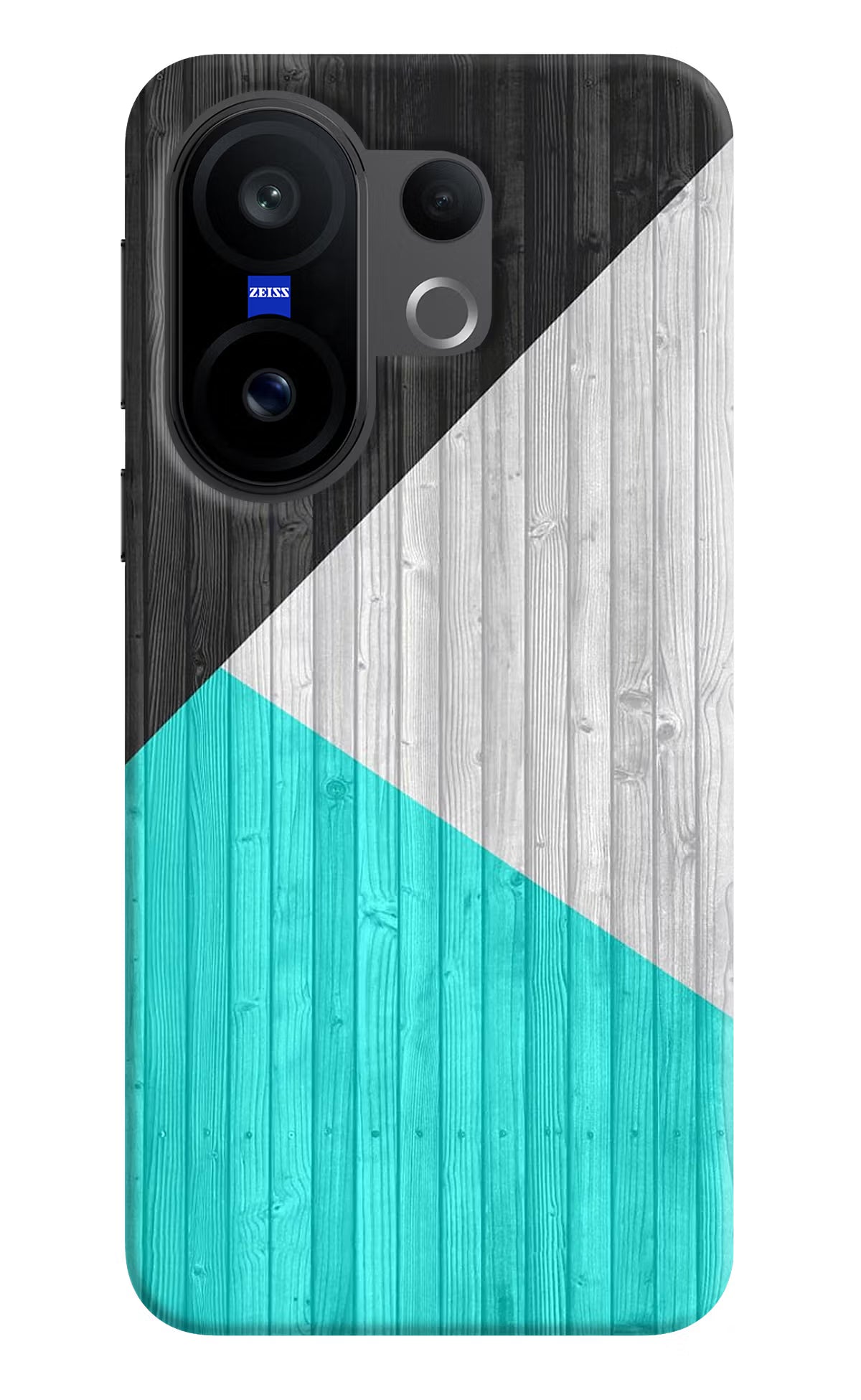 Wooden Abstract Vivo X200 FE Hard Case Back Cover by Casekaro