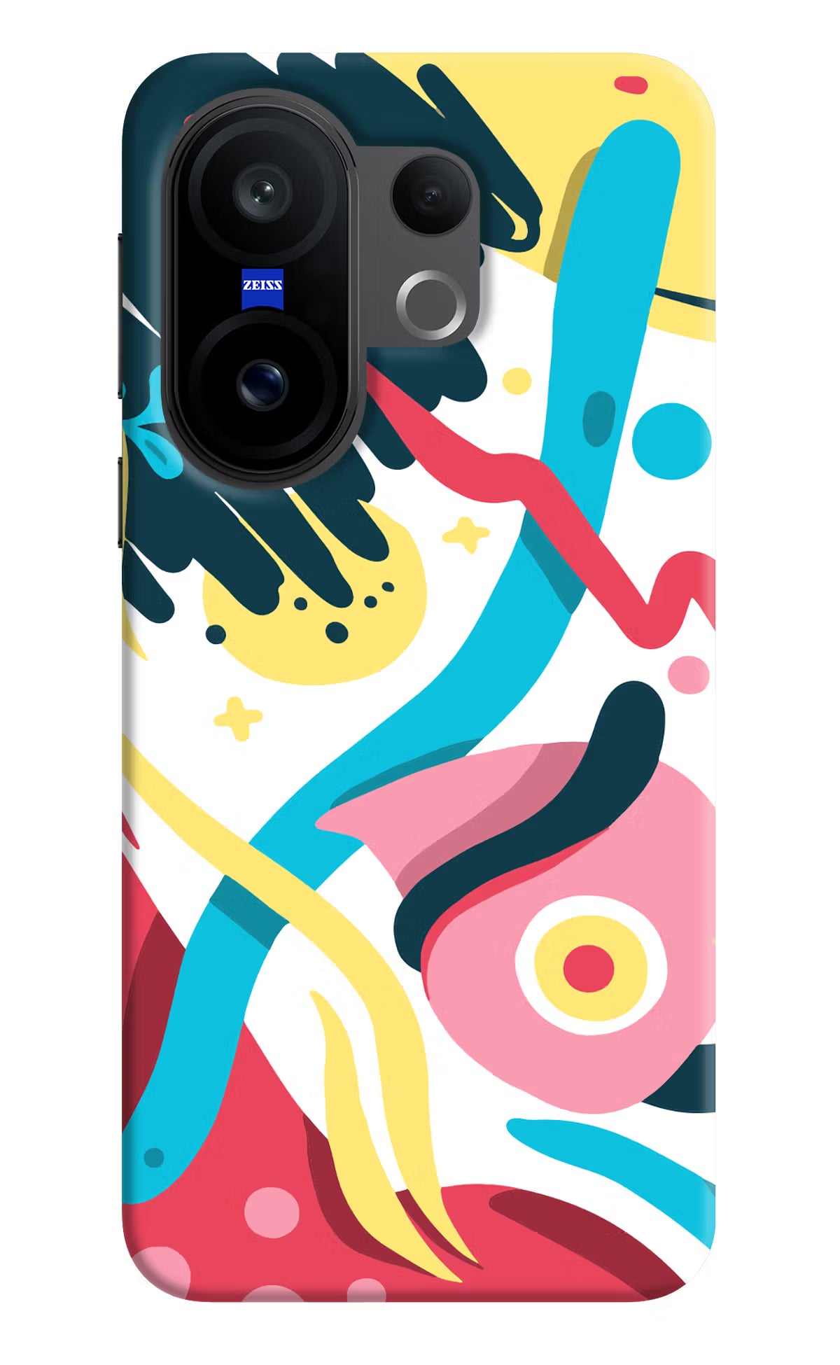 Trippy Vivo X200 FE Hard Case Back Cover by Casekaro