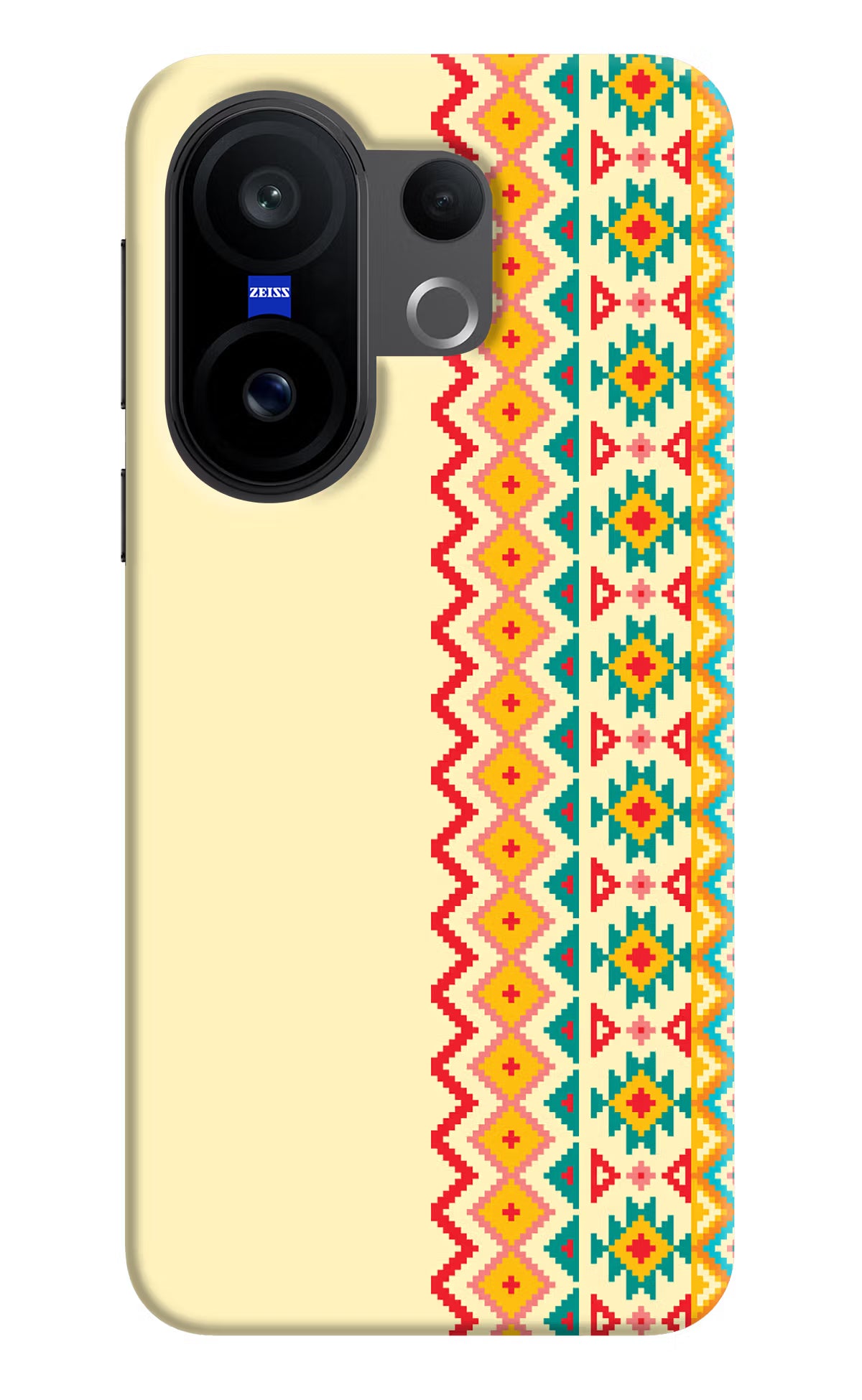 Ethnic Seamless Vivo X200 FE Hard Case Back Cover by Casekaro
