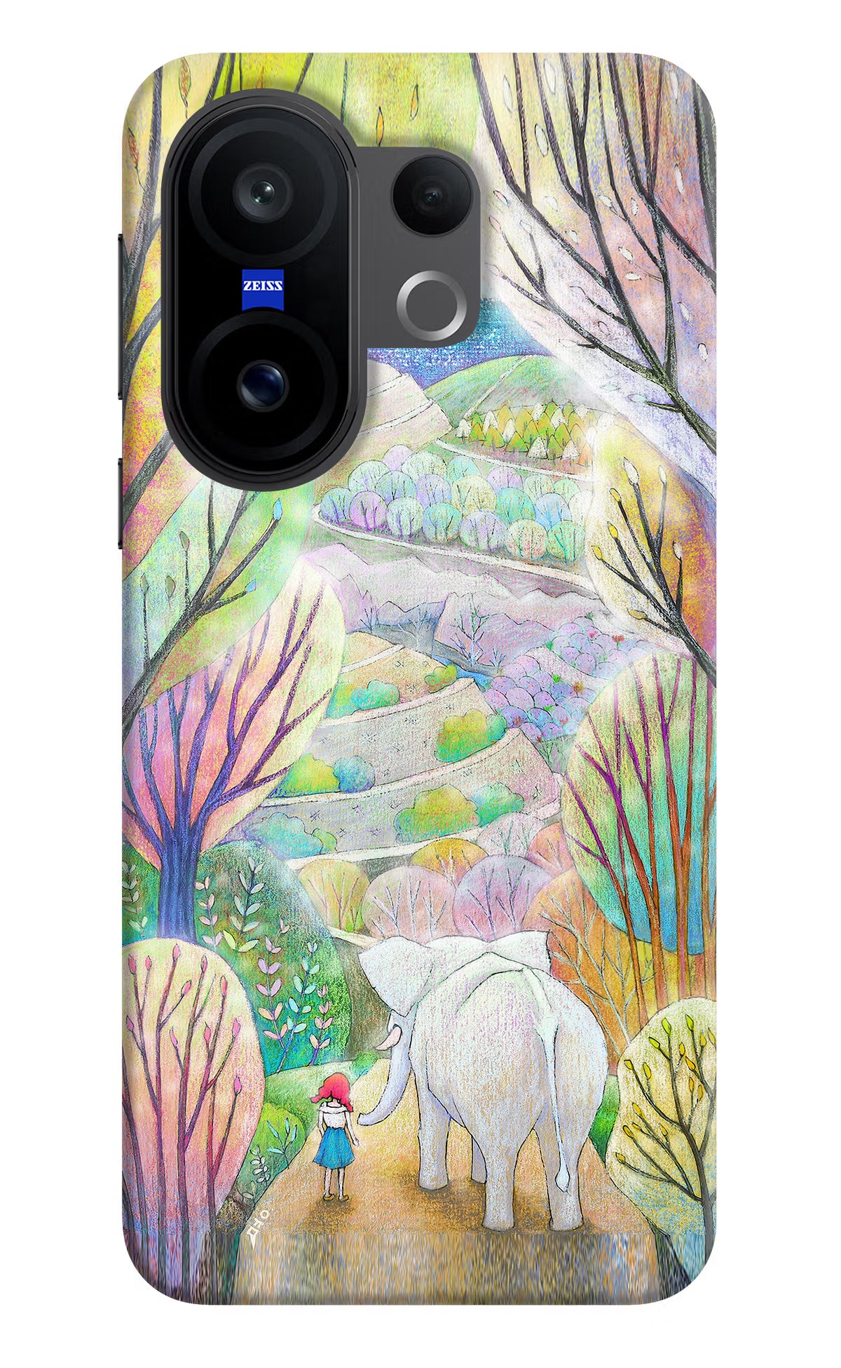 Nature Painting Vivo X200 FE Hard Case Back Cover by Casekaro
