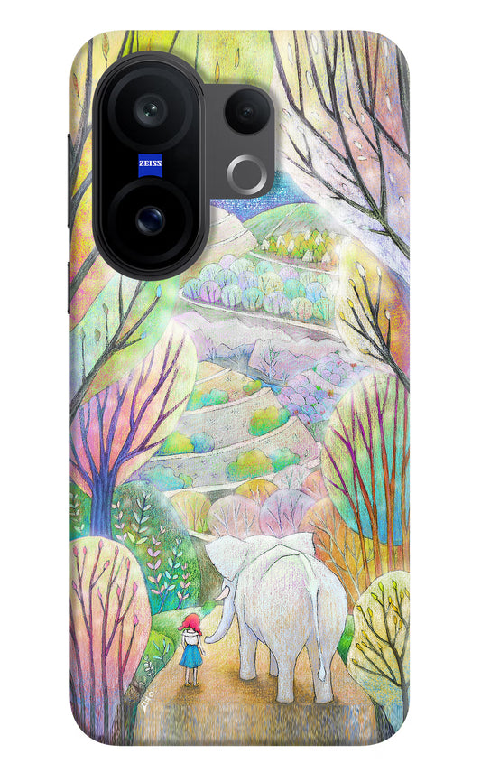Nature Painting Vivo X200 FE Hard Case Back Cover by Casekaro
