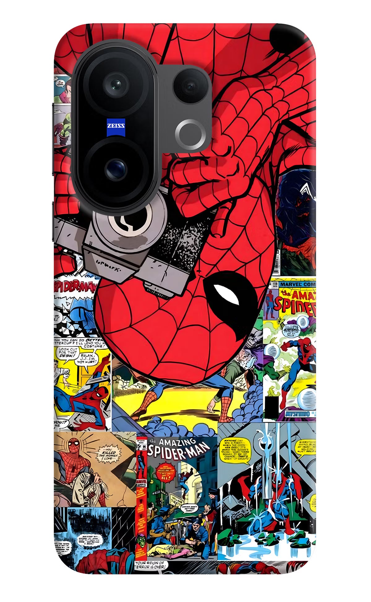 Spider Man Vivo X200 FE Hard Case Back Cover by Casekaro