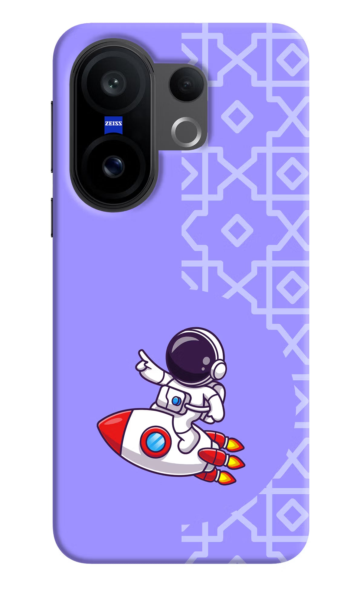 Cute Astronaut Vivo X200 FE Hard Case Back Cover by Casekaro