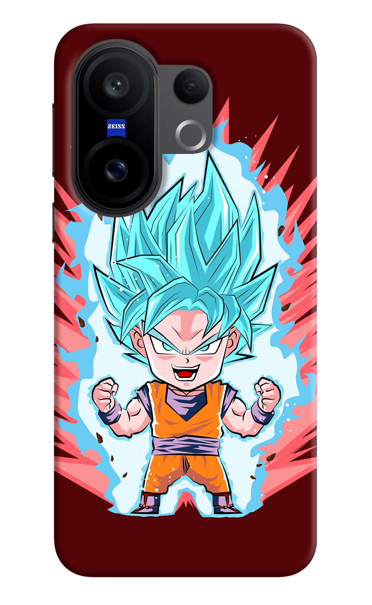 Goku Little Vivo X200 FE Hard Case Back Cover by Casekaro