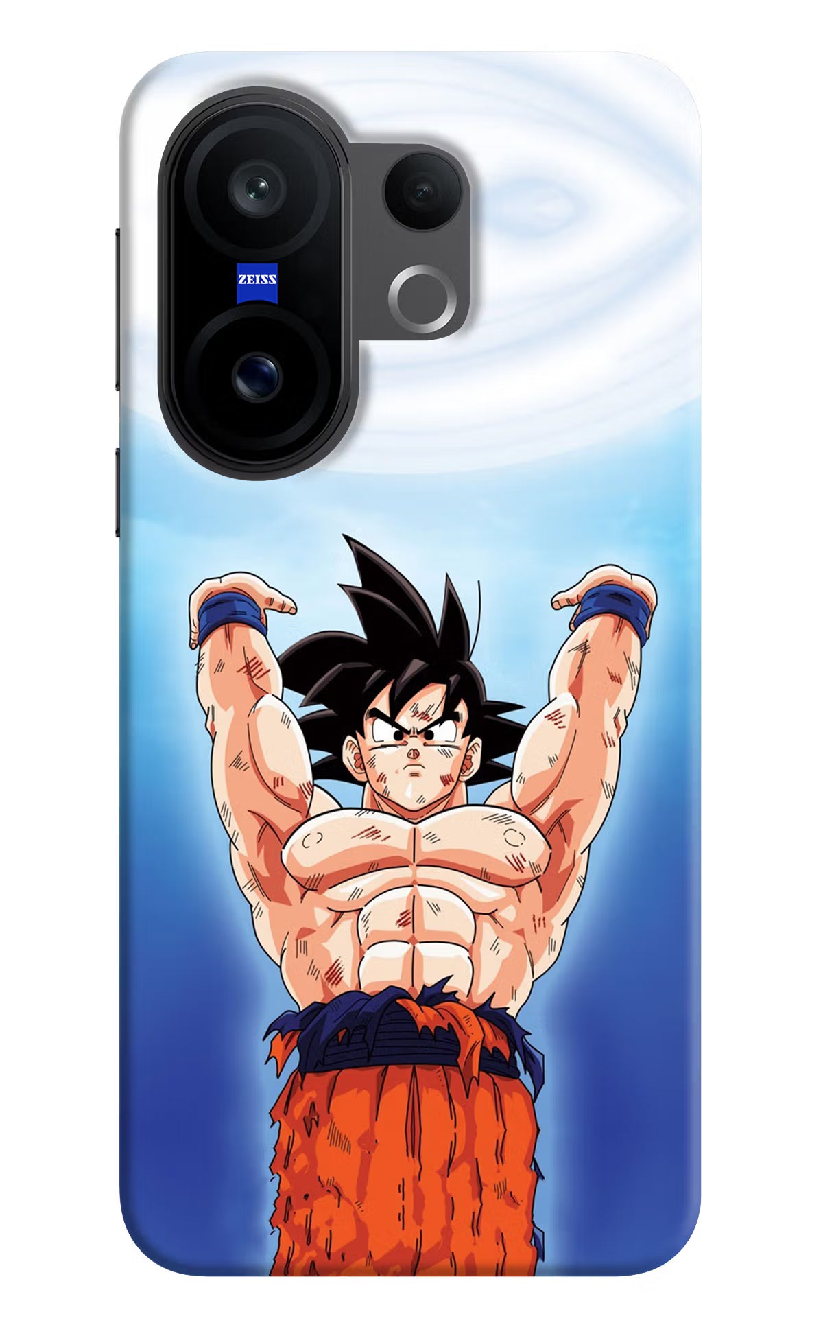 Goku Power Vivo X200 FE Hard Case Back Cover by Casekaro