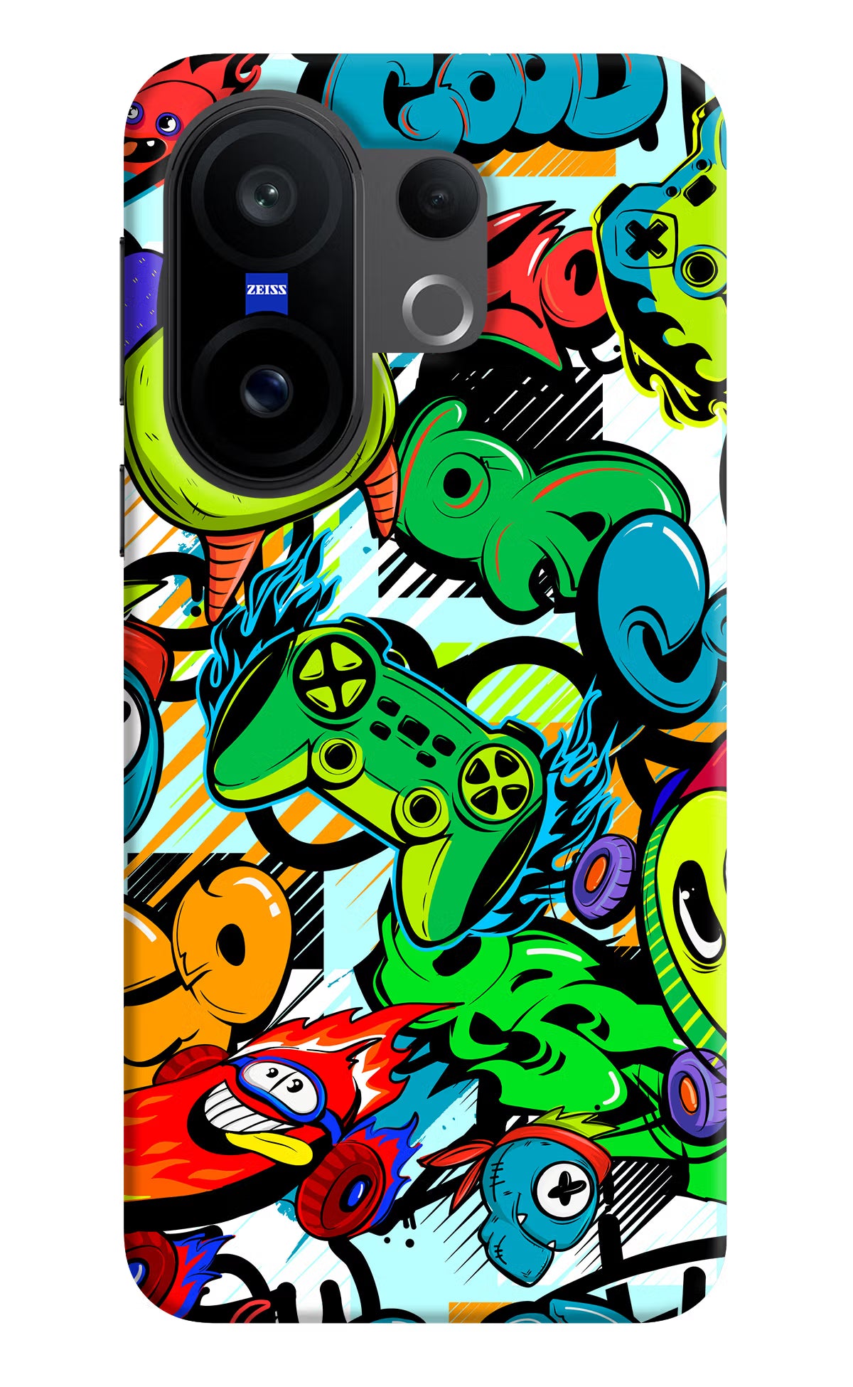 Game Doodle Vivo X200 FE Hard Case Back Cover by Casekaro