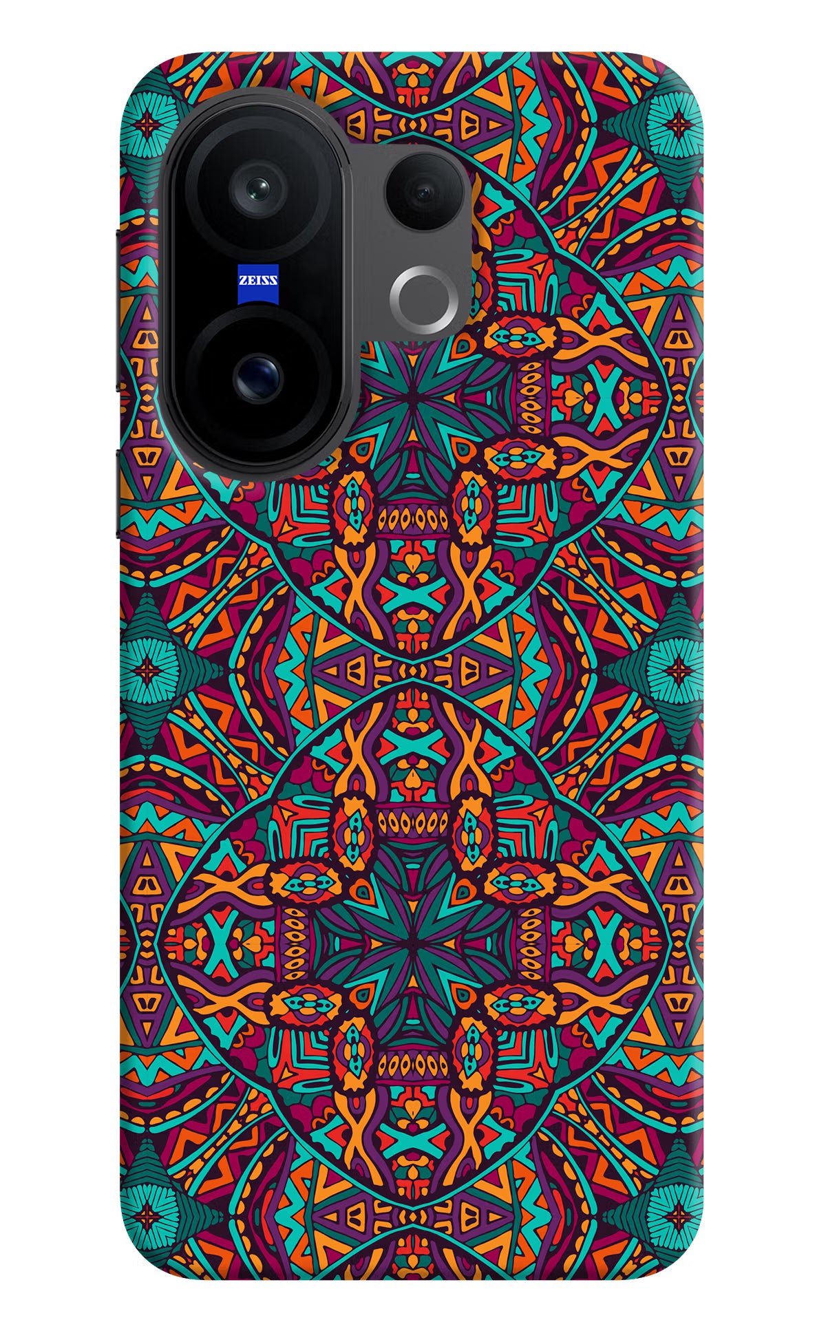 Colour Mandala Vivo X200 FE Hard Case Back Cover by Casekaro