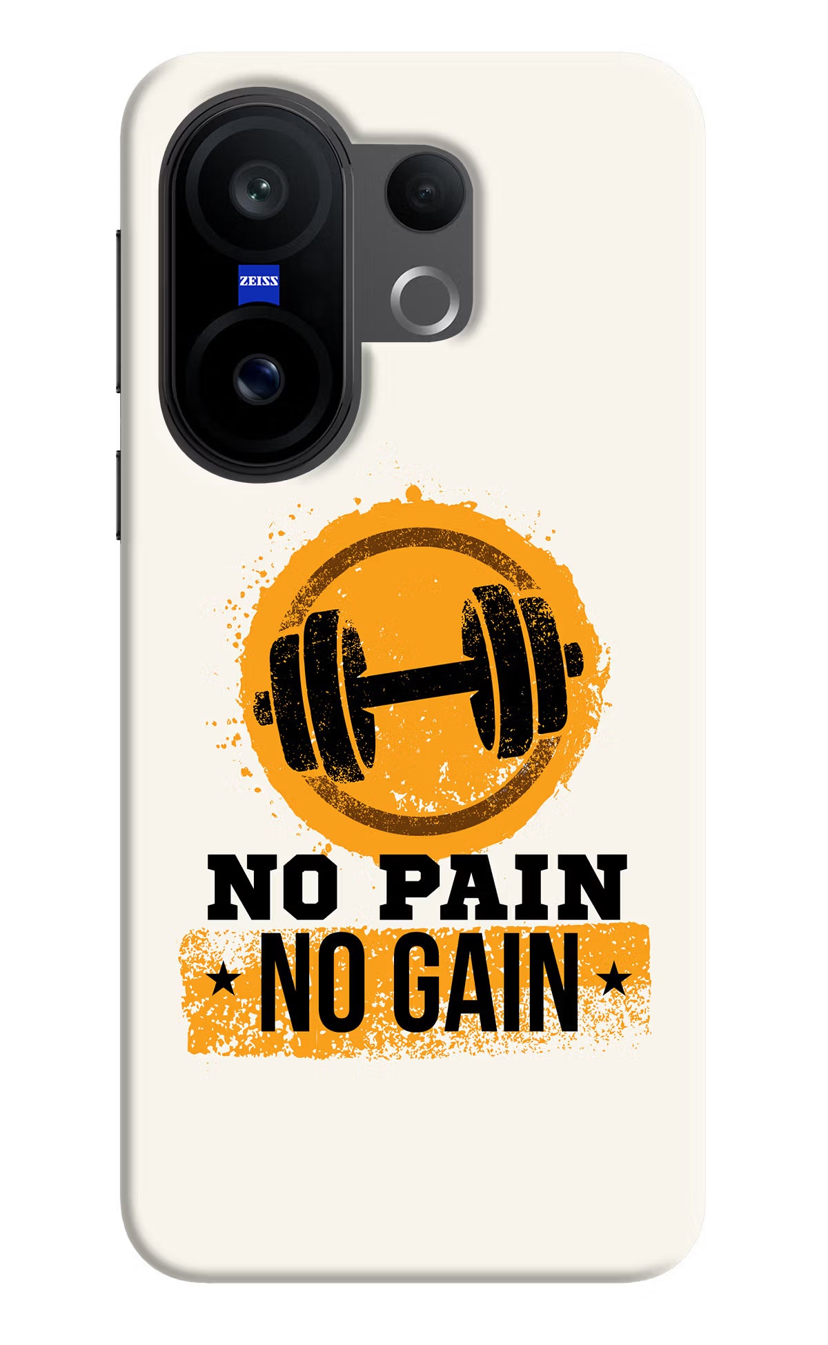 No Pain No Gain Vivo X200 FE Hard Case Back Cover by Casekaro
