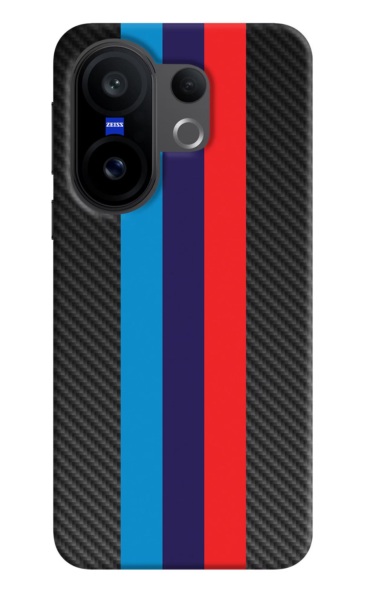 BMW Stripes Pattern Vivo X200 FE Hard Case Back Cover by Casekaro