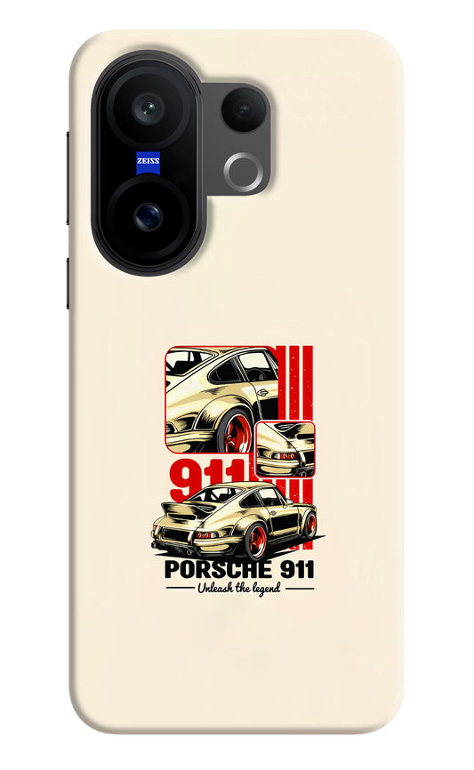 Classic Porsche 911 Vivo X200 FE Hard Case Back Cover by Casekaro