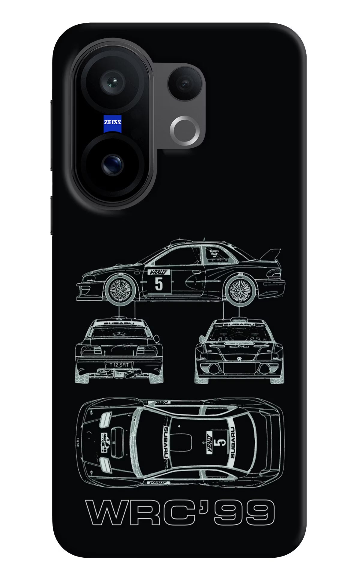 WRC'99 Vivo X200 FE Hard Case Back Cover by Casekaro