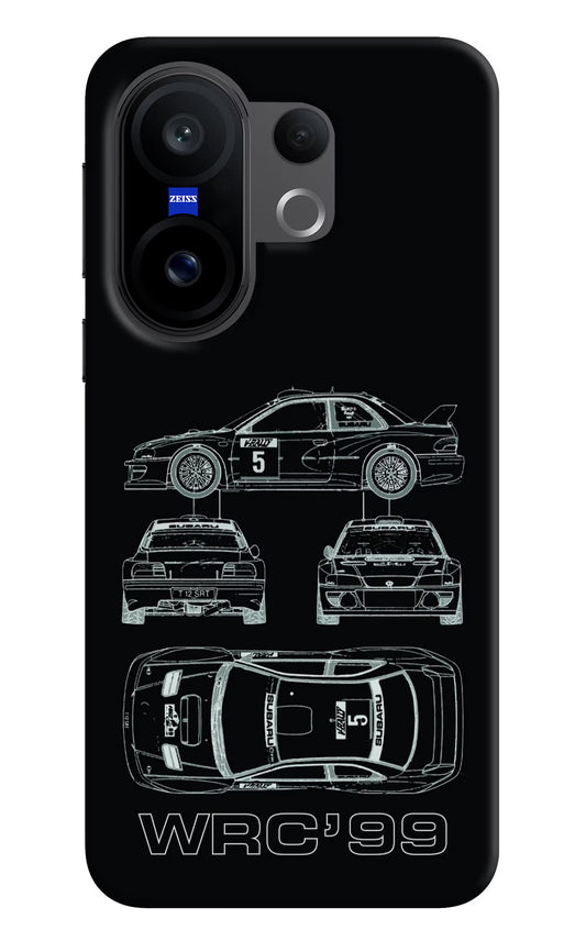 WRC'99 Vivo X200 FE Hard Case Back Cover by Casekaro