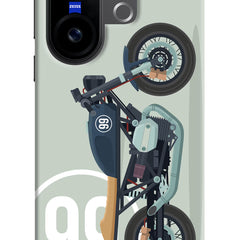 Classic Cafe Racer 99 Vivo X200 FE Hard Case Back Cover by Casekaro