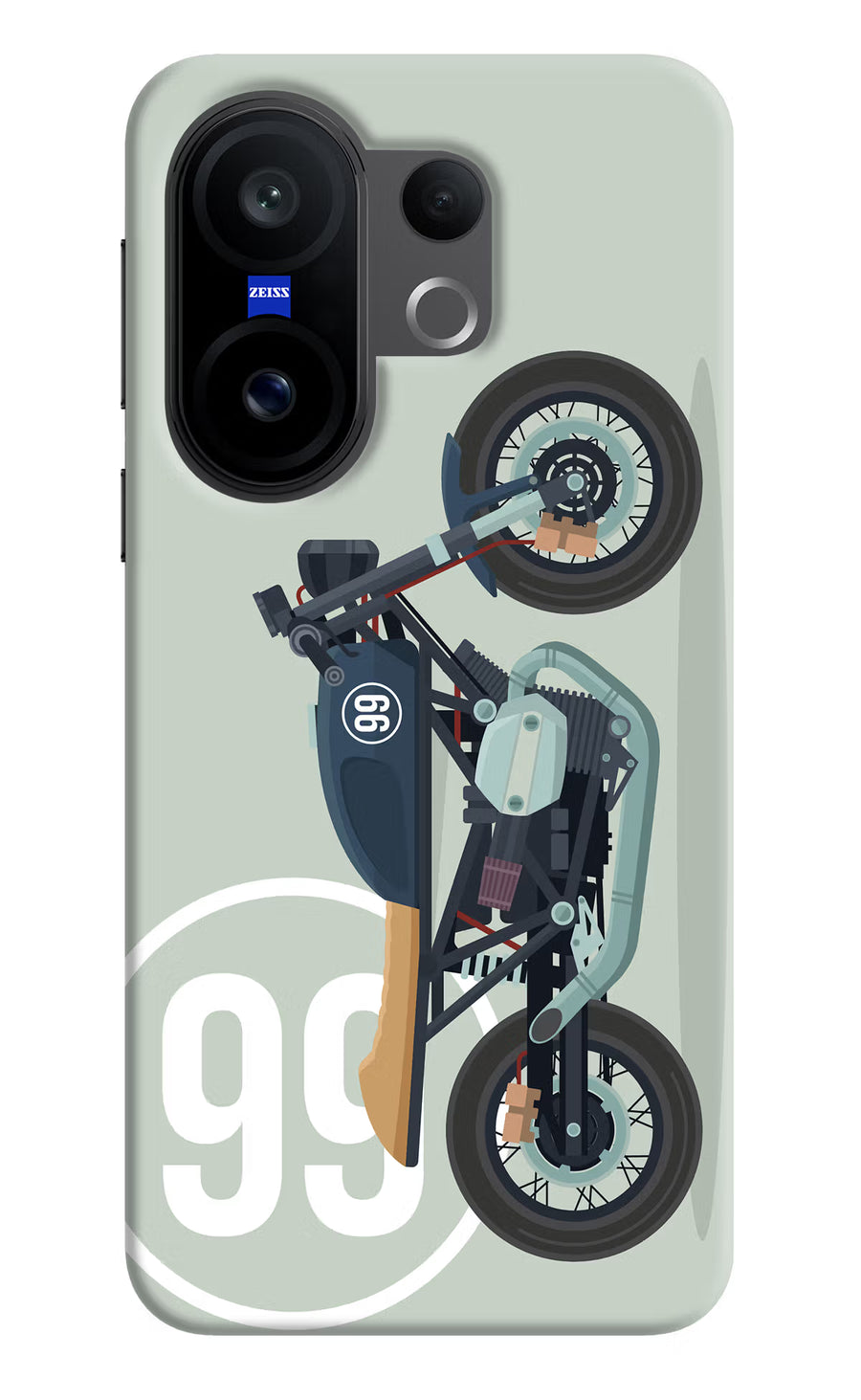 Classic Cafe Racer 99 Vivo X200 FE Back Cover, Hard case