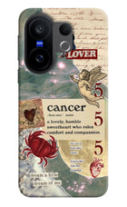 Cancer Zodiac Vivo X200 FE Hard Case Back Cover by Casekaro