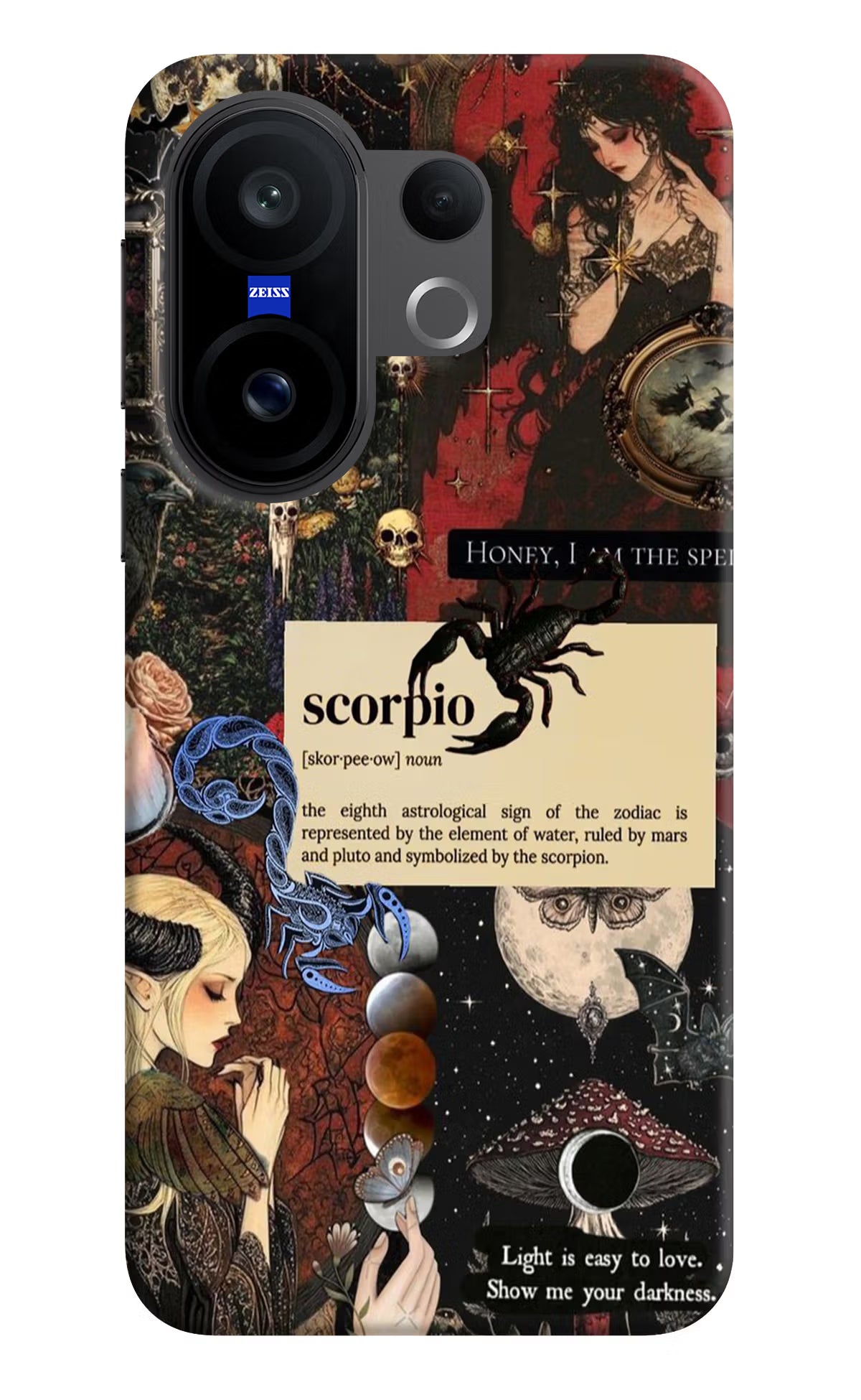 Scorpio Zodiac Vivo X200 FE Hard Case Back Cover by Casekaro