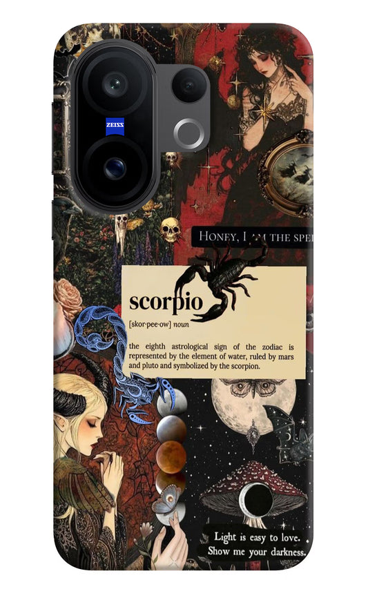 Scorpio Zodiac Vivo X200 FE Hard Case Back Cover by Casekaro