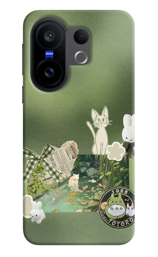 Aesthetic anime Vivo X200 FE Hard Case Back Cover by Casekaro
