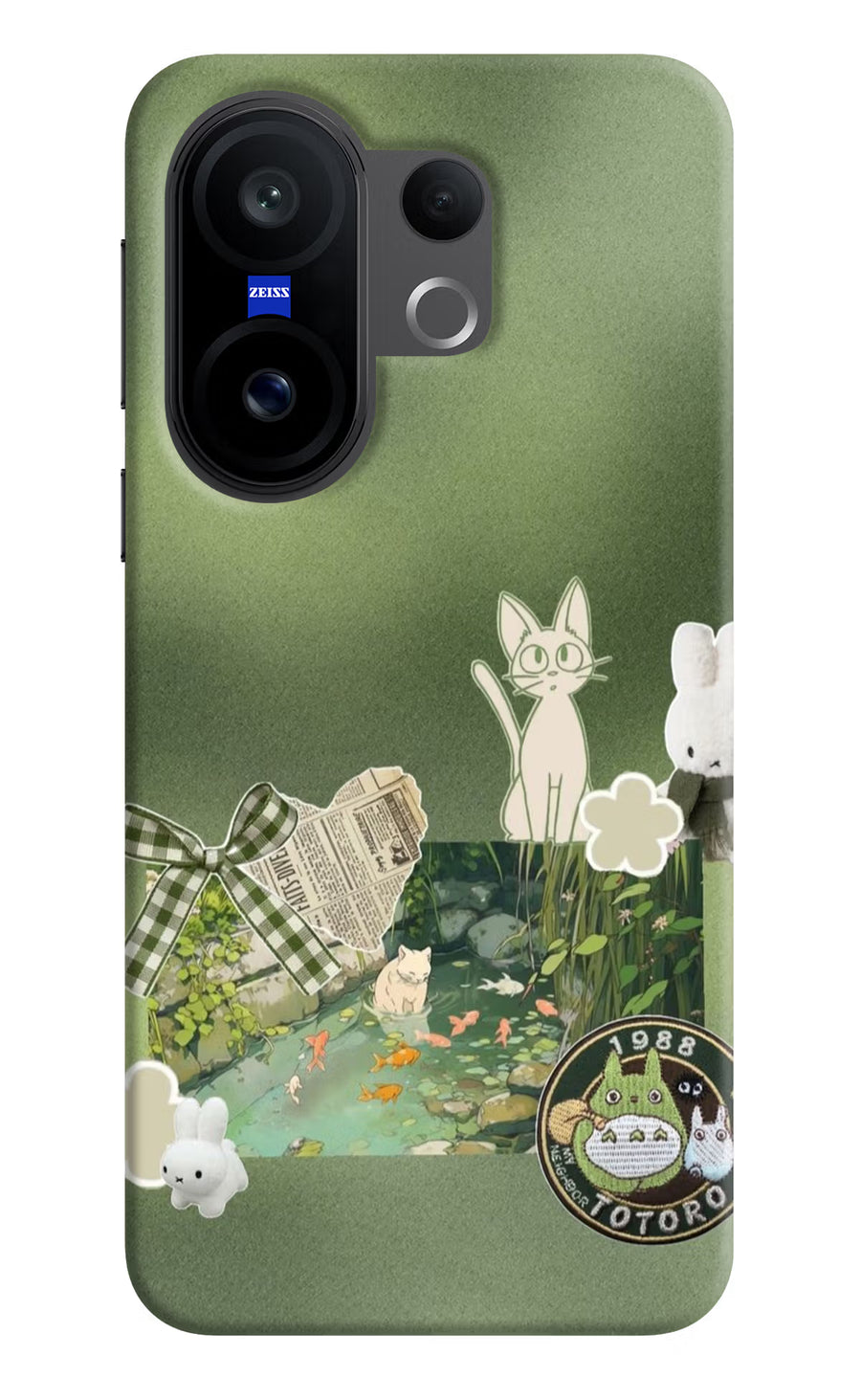 Aesthetic anime Vivo X200 FE Back Cover, Hard case