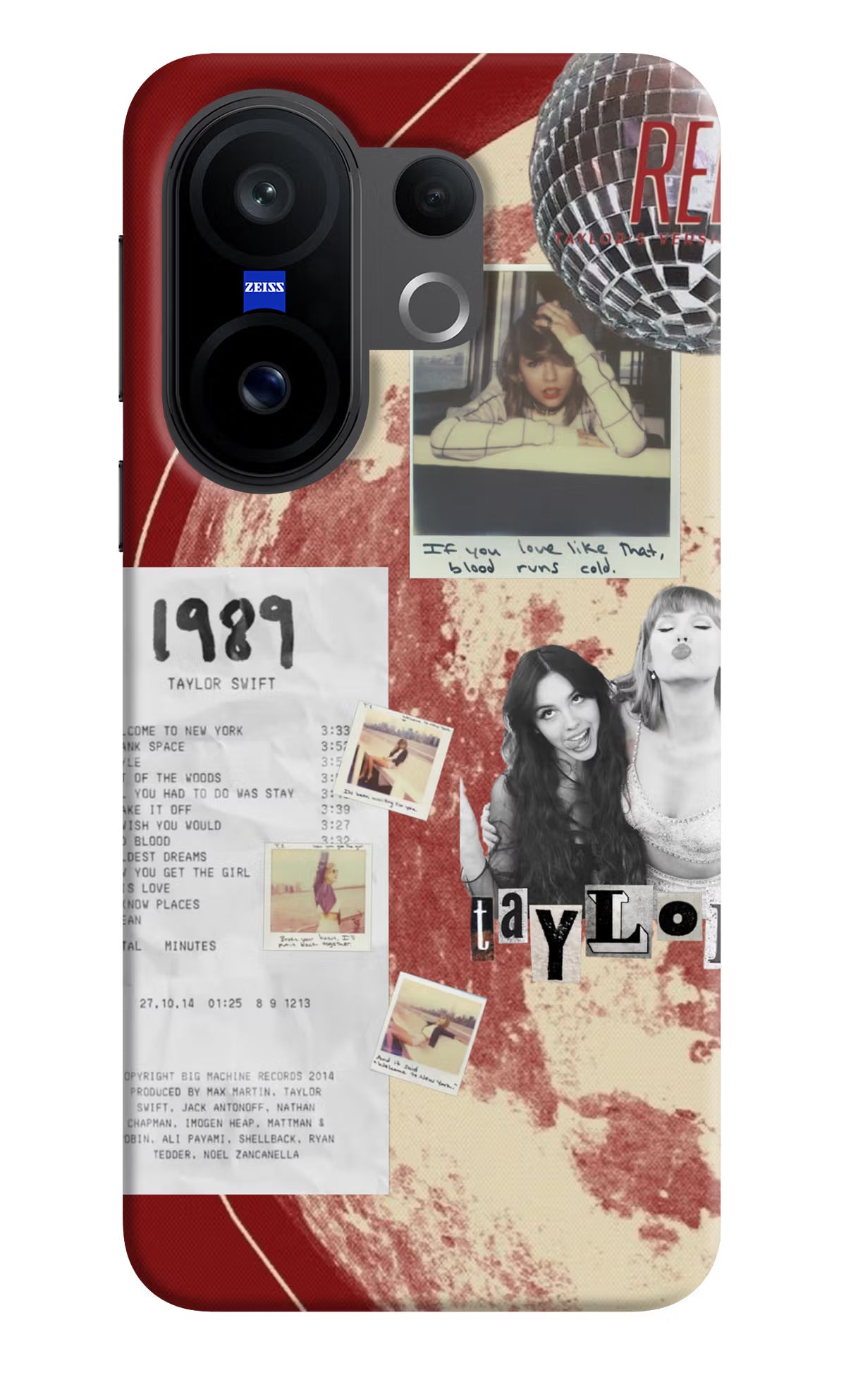 Taylor Swift Vivo X200 FE Back Cover