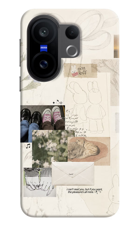 Soft Aesthetic Vivo X200 FE Hard Case Back Cover by Casekaro