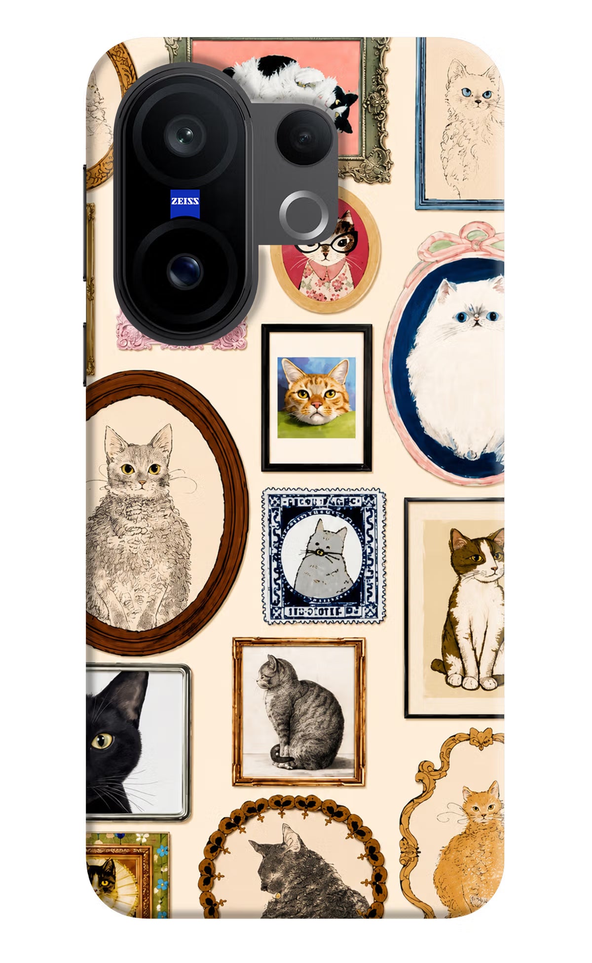 Mirror Cats Vivo X200 FE Back Cover