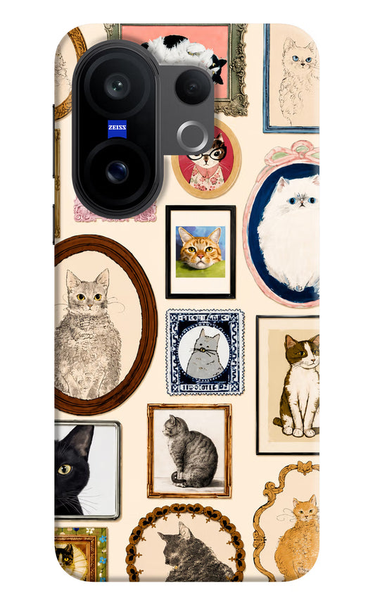 Mirror Cats Vivo X200 FE Hard Case Back Cover by Casekaro