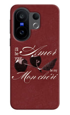 Velvet Cherry Vivo X200 FE Hard Case Back Cover by Casekaro