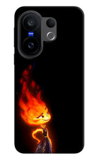 Ember Flame Vivo X200 FE Hard Case Back Cover by Casekaro
