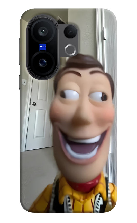 Side Eye Woody Vivo X200 FE Hard Case Back Cover by Casekaro
