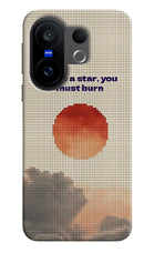 Pixel Sun Vivo X200 FE Hard Case Back Cover by Casekaro