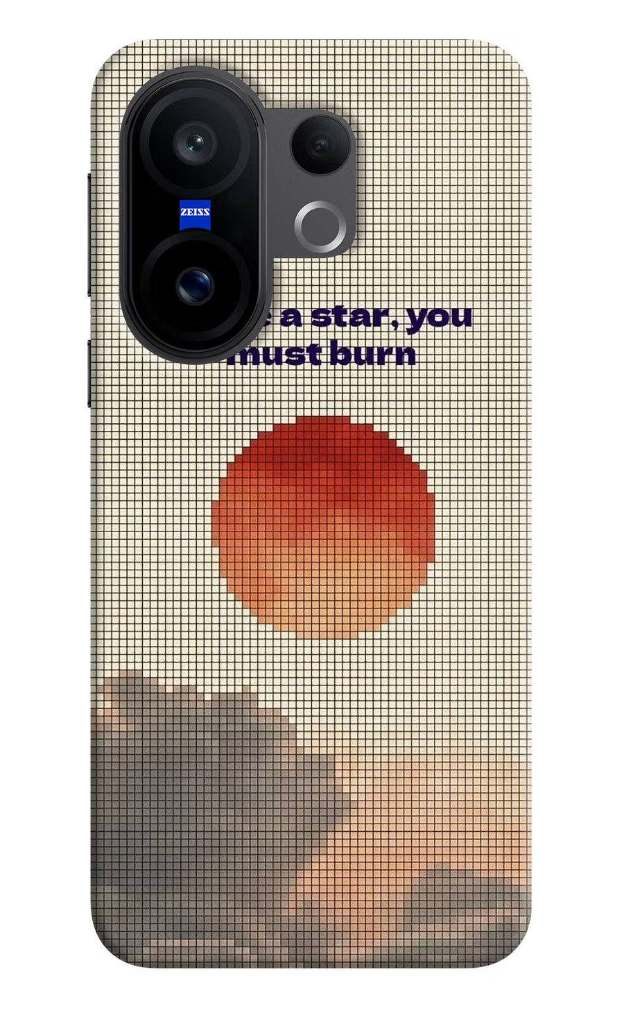 Pixel Sun Vivo X200 FE Back Cover, Hard case