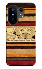 Vinyl Stripes Vivo X200 FE Hard Case Back Cover by Casekaro