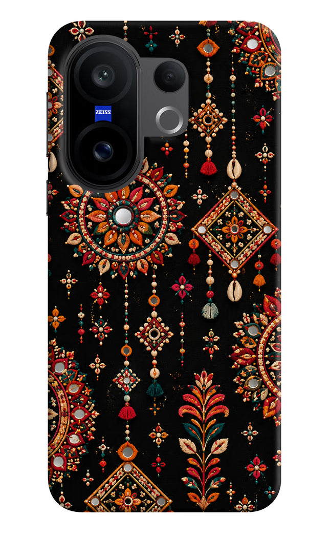 Boho Noir Vivo X200 FE Hard Case Back Cover by Casekaro