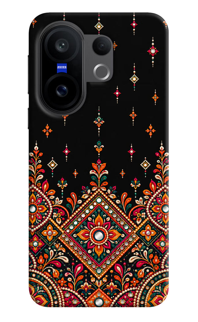 Noir Mehfil Vivo X200 FE Hard Case Back Cover by Casekaro