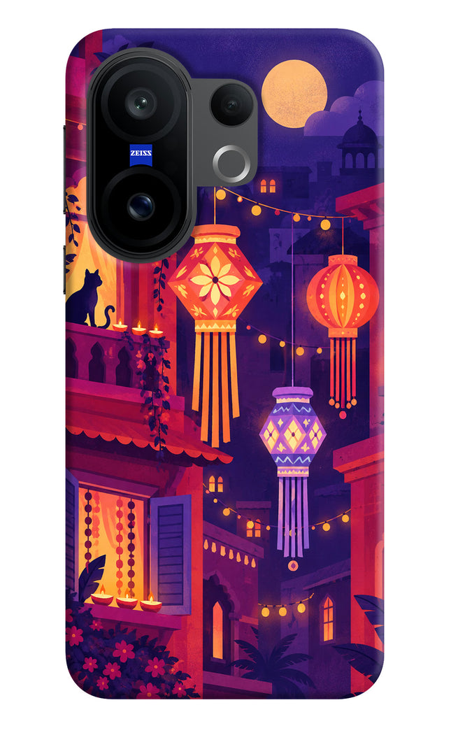Lantern Lane Vivo X200 FE Hard Case Back Cover by Casekaro