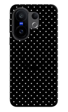 White Dots Vivo X200 FE Pop Case by Casekaro