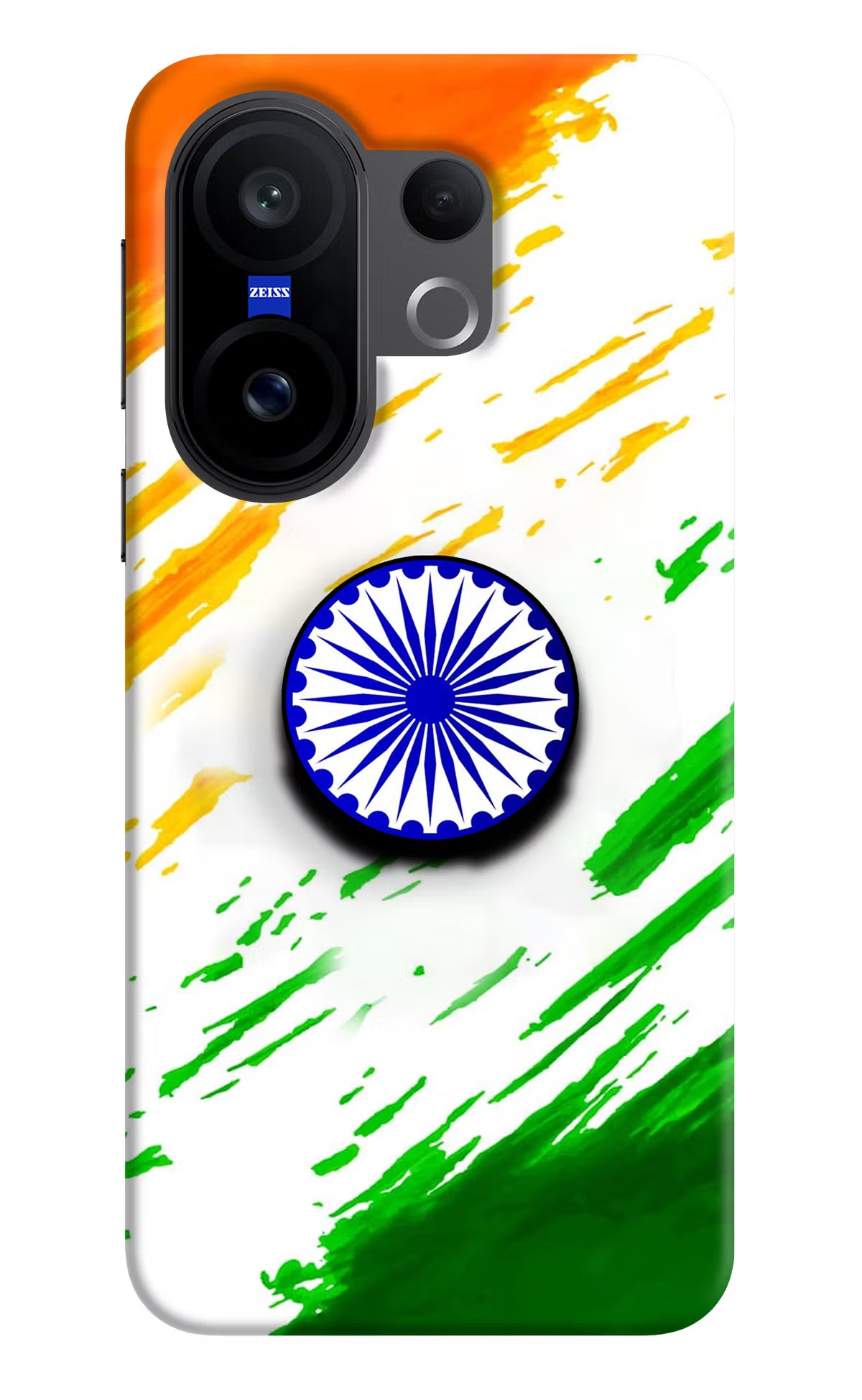 Indian Flag Ashoka Chakra Vivo X200 FE Pop Case by Casekaro