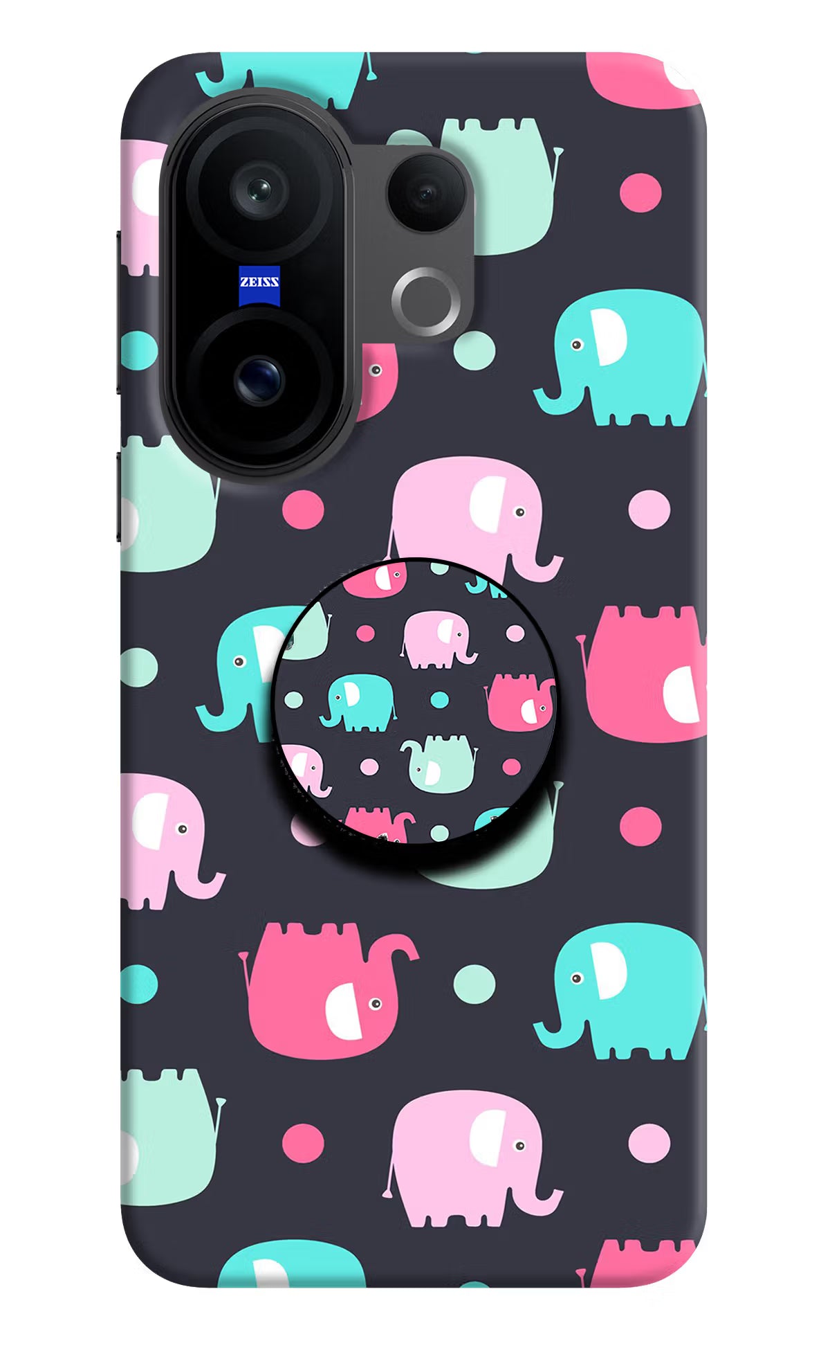 Baby Elephants Vivo X200 FE Pop Case by Casekaro