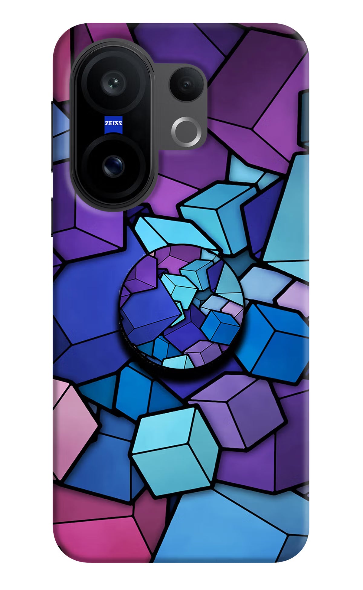 Cubic Abstract Vivo X200 FE Pop Case by Casekaro