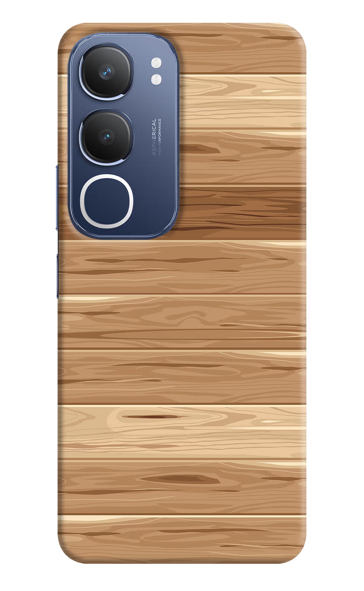 Wooden Vector Vivo Y29 5G Hard Case Back Cover by Casekaro
