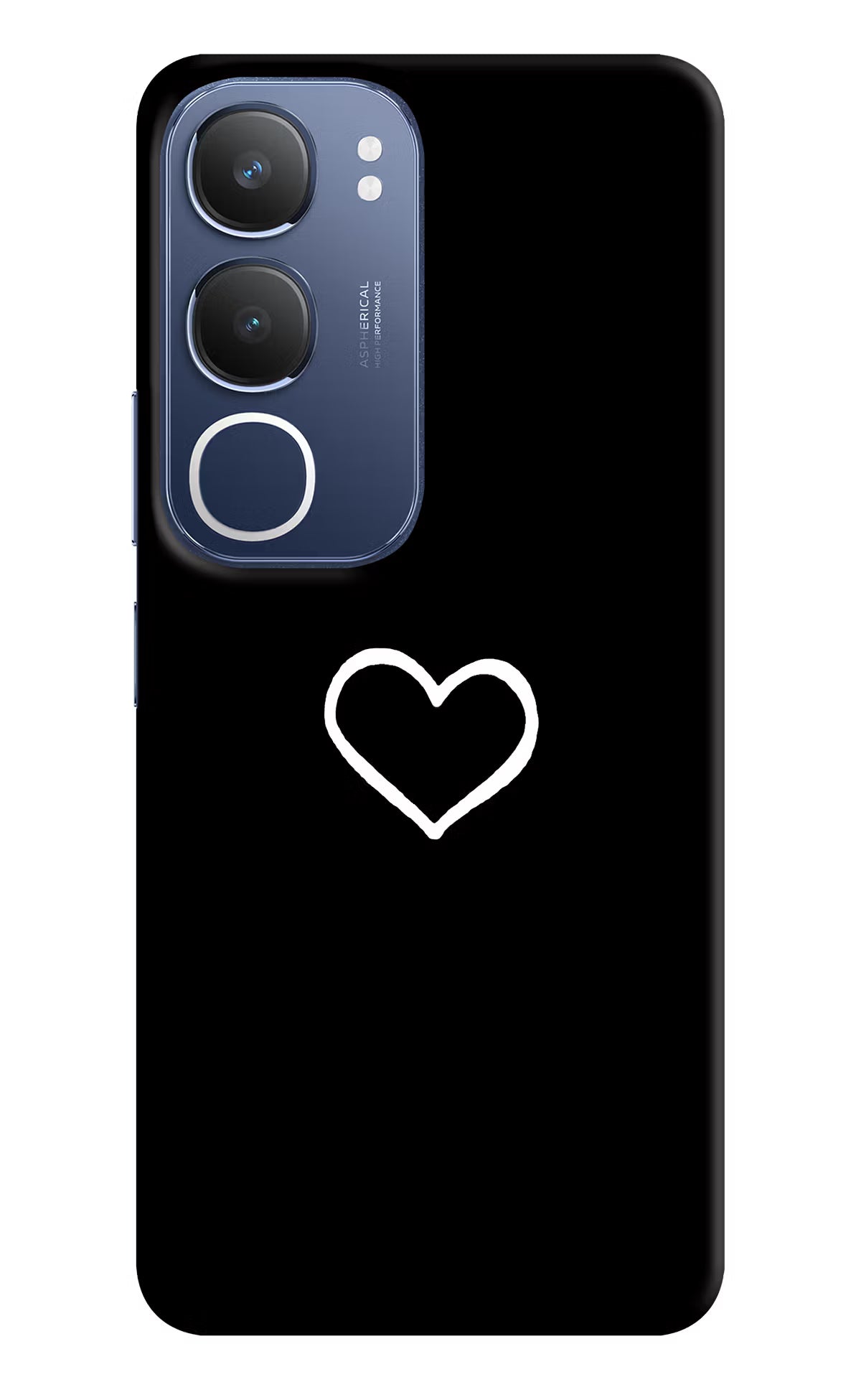 Heart Vivo Y29 5G Hard Case Back Cover by Casekaro