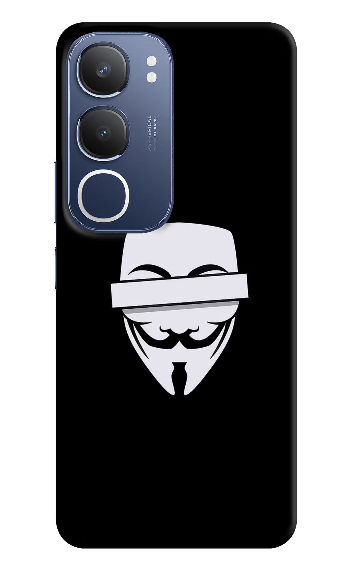 Anonymous Face Vivo Y29 5G Hard Case Back Cover by Casekaro